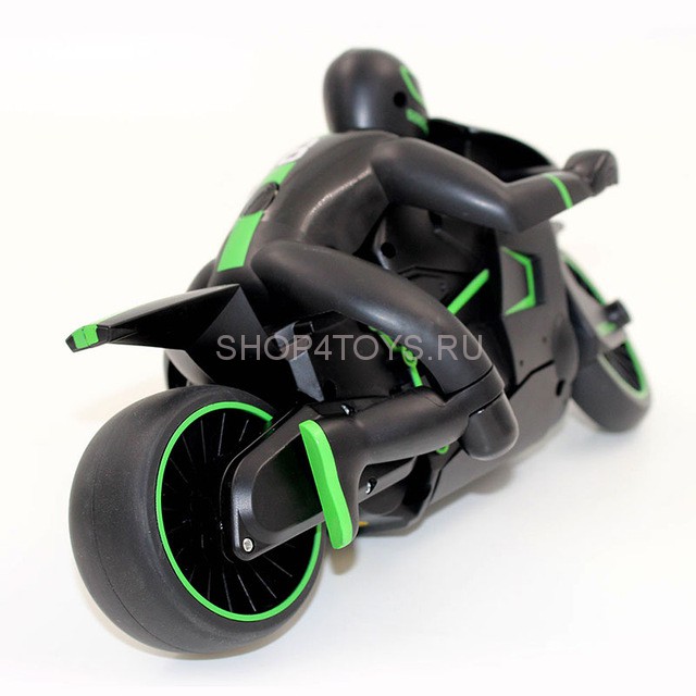 Радиоуправляемый черно-зеленый мотоцикл ZC333 4CH 1:12 2.4G - 333-MT01B-G