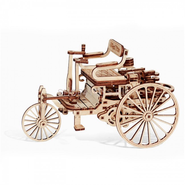 Механический 3D-пазл из дерева Wood Trick Первый автомобиль - 1234-7 Механический 3D-пазл из дерева Wood Trick Первый автомобиль - 1234-7
