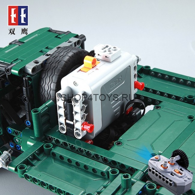 Конструктор Double E Cada Technics, боевая машина "Катюша", 1369 деталей, пульт управления - C61002W
