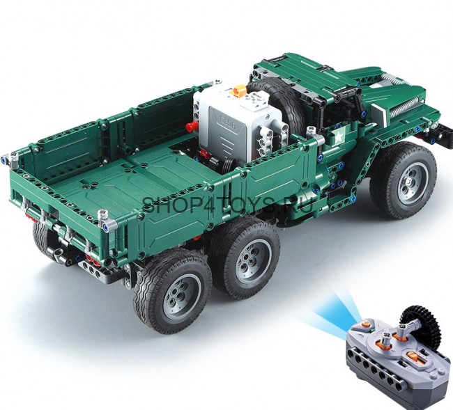 Конструктор Double E Cada Technics, боевая машина "Катюша", 1369 деталей, пульт управления - C61002W