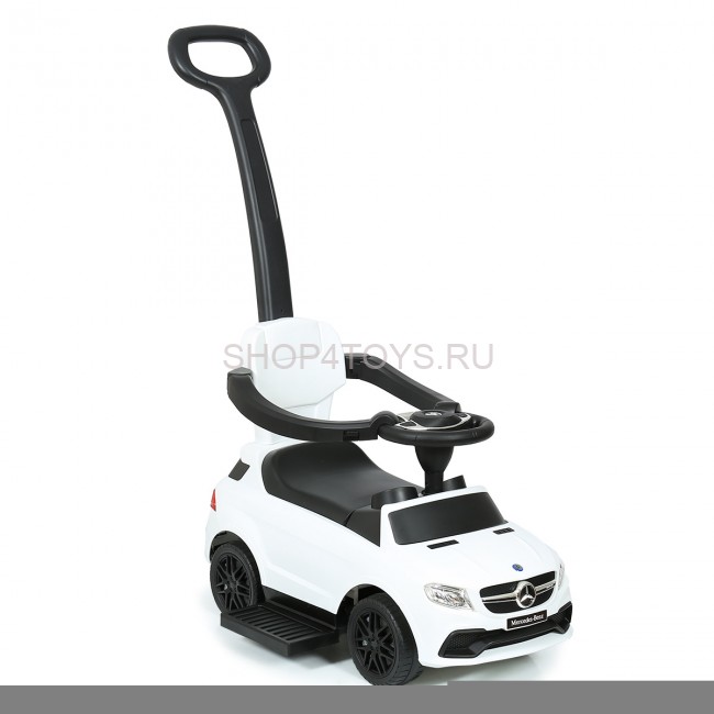 Толокар с ручкой Mercedes-Benz AMG GLE63 White - 3288