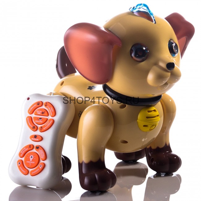 Радиоуправляемый робот собачка Умный Я (коричневый) - ZYA-A2744-1 Радиоуправляемый робот собачка Умный Я (коричневый) - ZYA-A2744-1