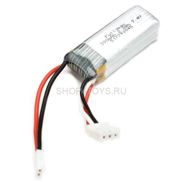 Аккумулятор LiPo Fullymax 7.4 В 300 мАч A600 (DHC-2 Beaver) - XK-A600-011