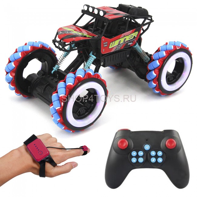 Радиоуправляемый краулер для дрифта Yearoo (часы + пульт) 1:10 - 339-1A-RED Радиоуправляемый краулер для дрифта Yearoo (часы + пульт) 1:10 - 339-1A-RED