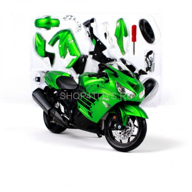 Металлическая модель Maisto Kawasaki Ninja ZX-14R 1:12 - 39197 Металлическая модель Maisto Kawasaki Ninja ZX-14R 1:12 - 39197