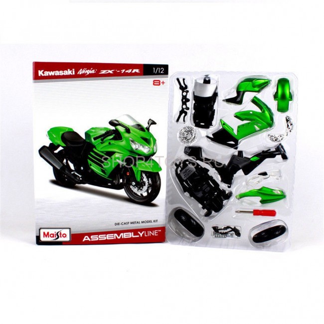 Металлическая модель Maisto Kawasaki Ninja ZX-14R 1:12 - 39197 Металлическая модель Maisto Kawasaki Ninja ZX-14R 1:12 - 39197