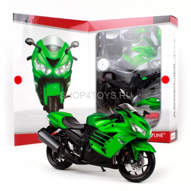 Металлическая модель Maisto Kawasaki Ninja ZX-14R 1:12 - 39197 Металлическая модель Maisto Kawasaki Ninja ZX-14R 1:12 - 39197