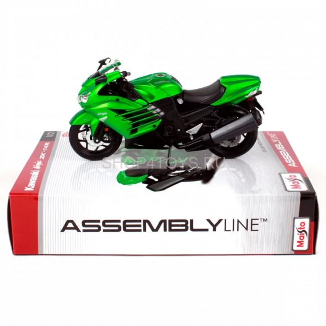 Металлическая модель Maisto Kawasaki Ninja ZX-14R 1:12 - 39197 Металлическая модель Maisto Kawasaki Ninja ZX-14R 1:12 - 39197