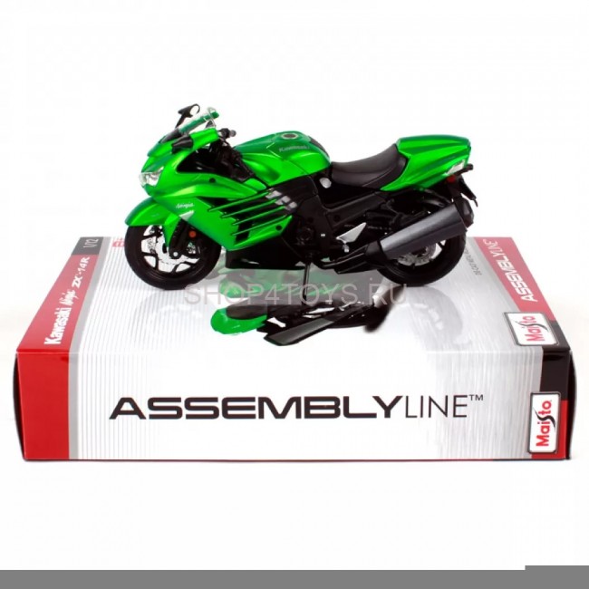 Металлическая модель Maisto Kawasaki Ninja ZX-14R 1:12 - 39197 Металлическая модель Maisto Kawasaki Ninja ZX-14R 1:12 - 39197