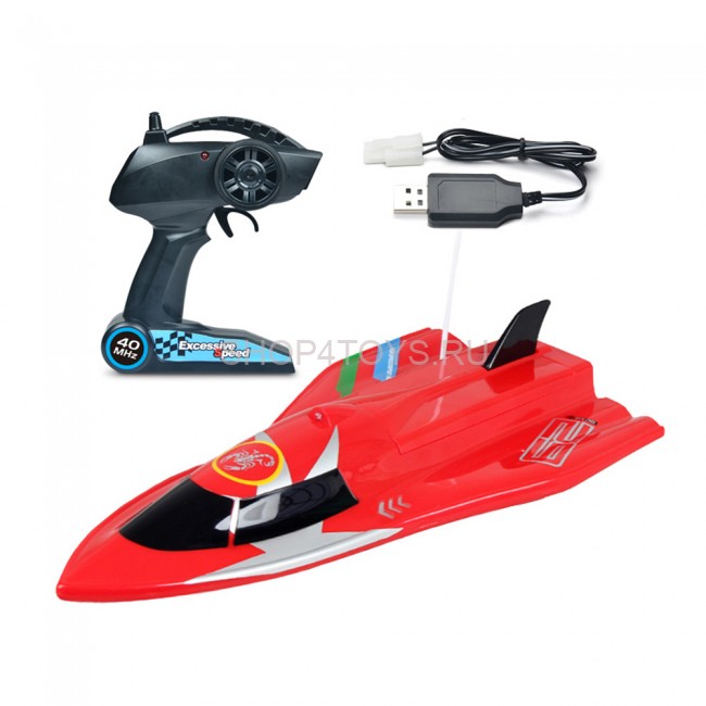Радиоуправляемый катер Create Toys Red RAPID (40 см, 15 км/ч) - 3362К-RED Радиоуправляемый катер Create Toys Red RAPID (40 см, 15 км/ч) - 3362К-RED