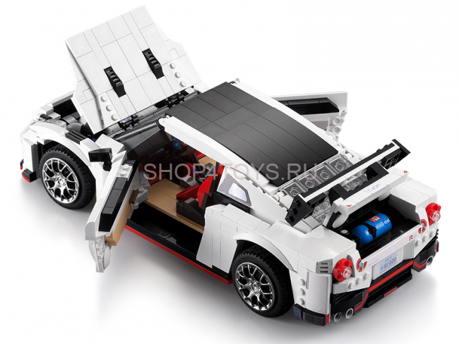 Конструктор CADA deTech Nissan GTR R35 (1322 детали) - C61020W Конструктор CADA deTech Nissan GTR R35 (1322 детали) - C61020W