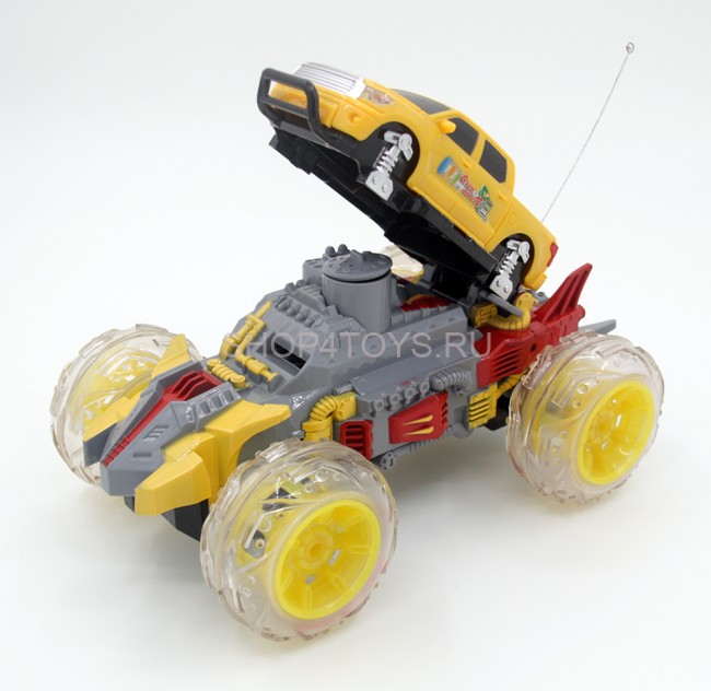Радиоуправляемый желтый джип стреляющий дисками - 333-DD03 Радиоуправляемый желтый джип стреляющий дисками - 333-DD03