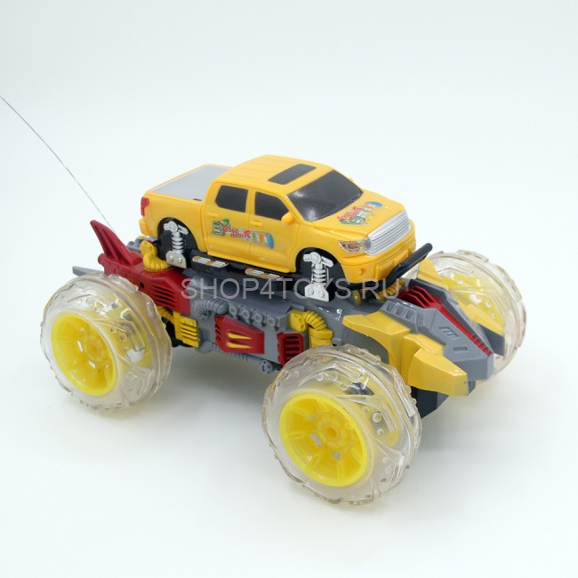 Радиоуправляемый желтый джип стреляющий дисками - 333-DD03 Радиоуправляемый желтый джип стреляющий дисками - 333-DD03