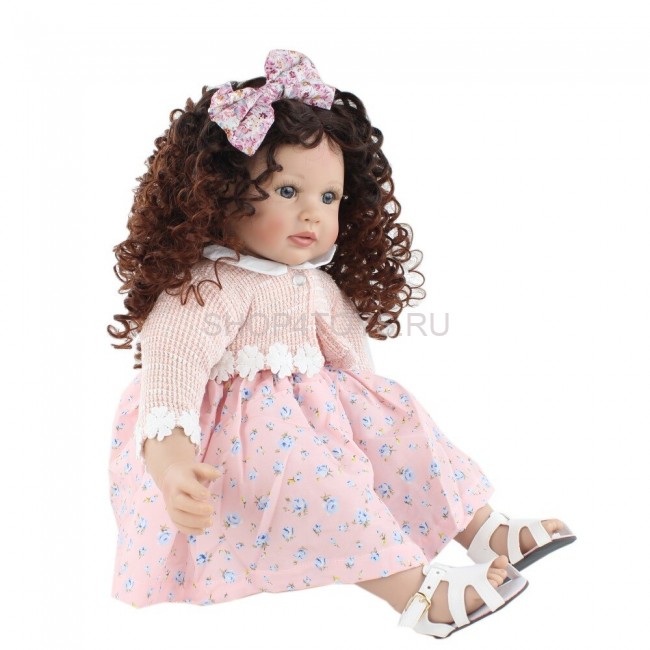 Реборн кудрявая девочка Николетта