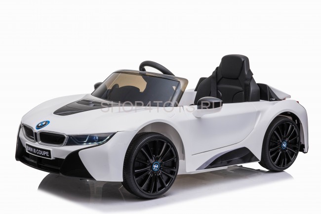 Детский электромобиль BMW i8 Coupe 12V - JE1001-WHITE