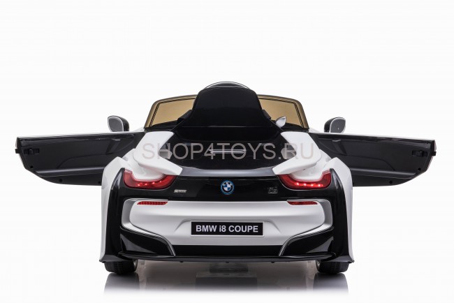 Детский электромобиль BMW i8 Coupe 12V - JE1001-WHITE
