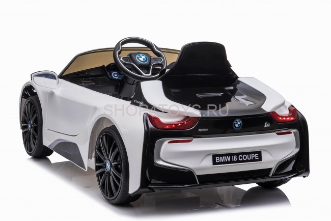 Детский электромобиль BMW i8 Coupe 12V - JE1001-WHITE