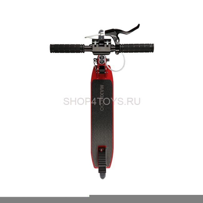 Самокат Двухколесный Складной, с Ручным Тормозом, Красный - MSC-Y145A-R