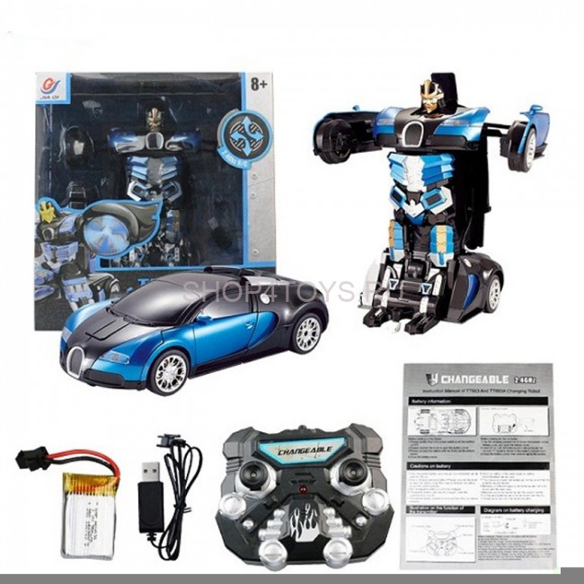 Радиоуправляемый робот-трансформер JQ Troopers Savage - TT663