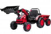 Детский электромобиль трактор с ковшом и прицепом (красный, 2WD, EVA) - HL389-LUX-RED-TRAILER Детский электромобиль трактор с ковшом и прицепом (красный, 2WD, EVA) - HL389-LUX-RED-TRAILER