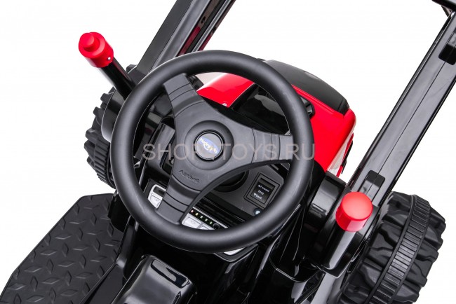 Детский электромобиль трактор с ковшом и прицепом (красный, 2WD, EVA) - HL389-LUX-RED-TRAILER Детский электромобиль трактор с ковшом и прицепом (красный, 2WD, EVA) - HL389-LUX-RED-TRAILER