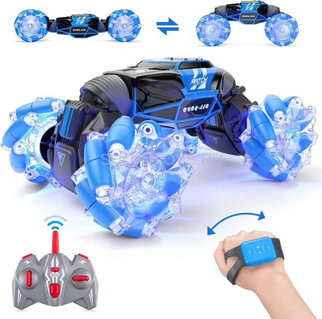 Радиоуправляемый внедорожник Твистер (часы + пульт) 1:18 - UD2219A-BLUE Радиоуправляемый внедорожник Твистер (часы + пульт) 1:18 - UD2219A-BLUE