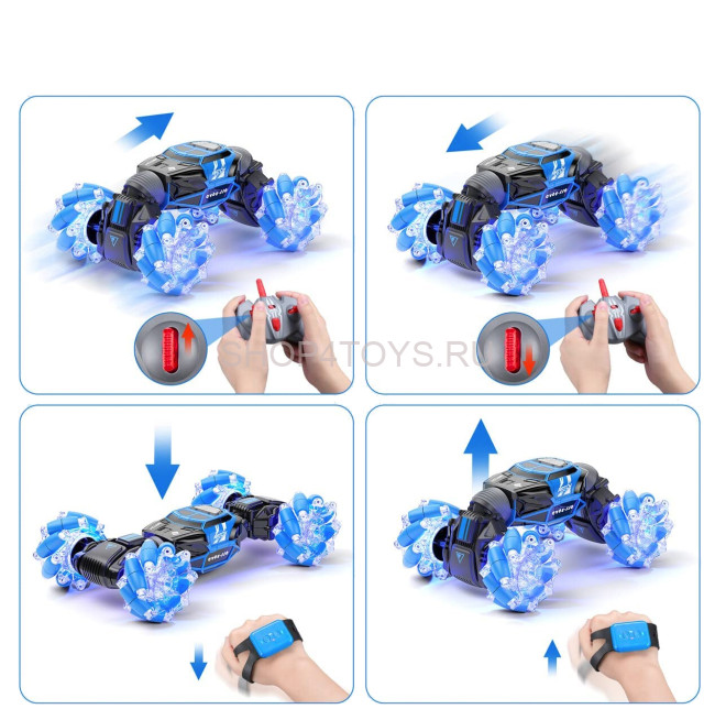 Радиоуправляемый внедорожник Твистер (часы + пульт) 1:18 - UD2219A-BLUE Радиоуправляемый внедорожник Твистер (часы + пульт) 1:18 - UD2219A-BLUE