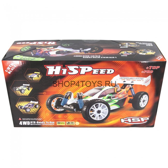 Радиоуправляемая багги HSP Planet Off-Road Buggy 4WD TOP 1:8 2.4G - 94060TOP-08060-4