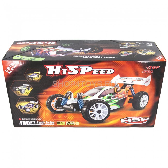 Радиоуправляемая багги HSP Planet Off-Road Buggy 4WD TOP 1:8 2.4G - 94060TOP-08060-4
