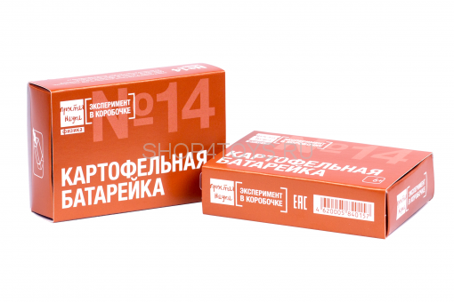 Игровой набор из серии "Эксперимент в коробочке" - Картофельная батарейка - 0314 Игровой набор из серии "Эксперимент в коробочке" - Картофельная батарейка - 0314