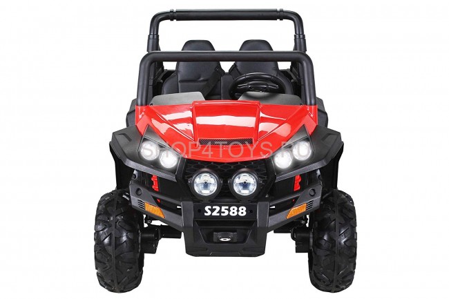 Двухместный полноприводный электромобиль Red Buggy 12V 2.4G - S2588