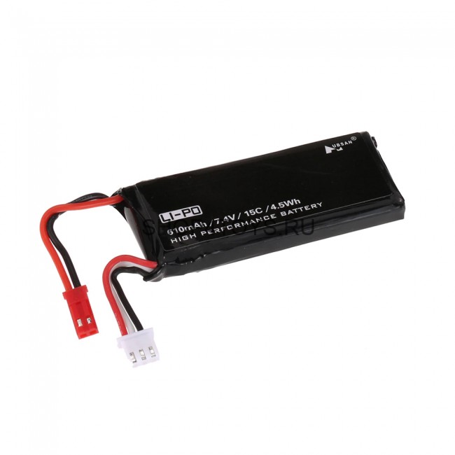 Аккумулятор Hubsan H502S Li-Po 7.4V 610 mAh 15C - H502-16