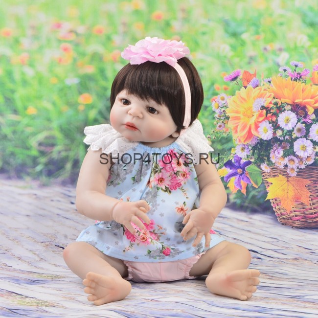 Кукла реборн силиконовая девочка Лили Кукла реборн силиконовая девочка Лили