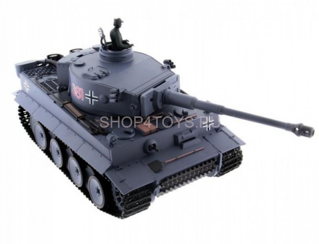Радиоуправляемый танк Heng Long German Tiger 1:16 (ИК+Пневмо) 2.4G - 3818-1 V6.0