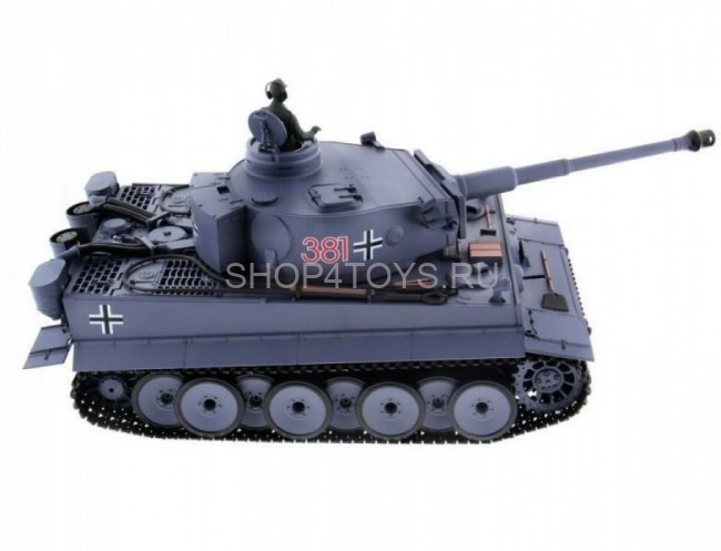 Радиоуправляемый танк Heng Long German Tiger 1:16 (ИК+Пневмо) 2.4G - 3818-1 V6.0