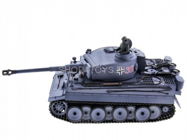 Радиоуправляемый танк Heng Long German Tiger 1:16 (ИК+Пневмо) 2.4G - 3818-1 V6.0