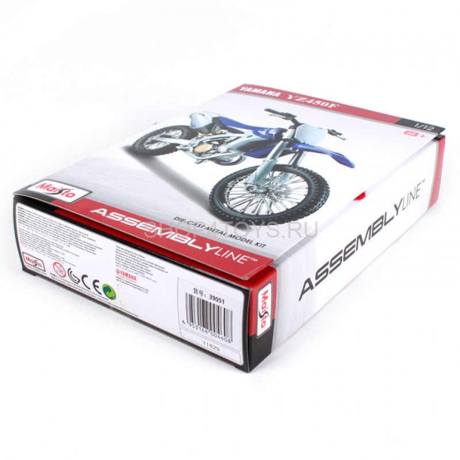 Металлическая модель Maisto YAMAHA YZ450F 1:12 - 39195 Металлическая модель Maisto YAMAHA YZ450F 1:12 - 39195