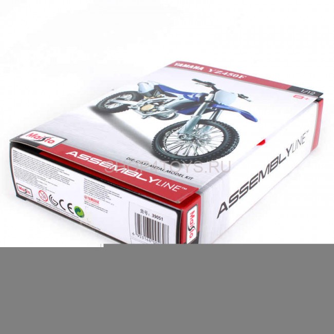 Металлическая модель Maisto YAMAHA YZ450F 1:12 - 39195 Металлическая модель Maisto YAMAHA YZ450F 1:12 - 39195