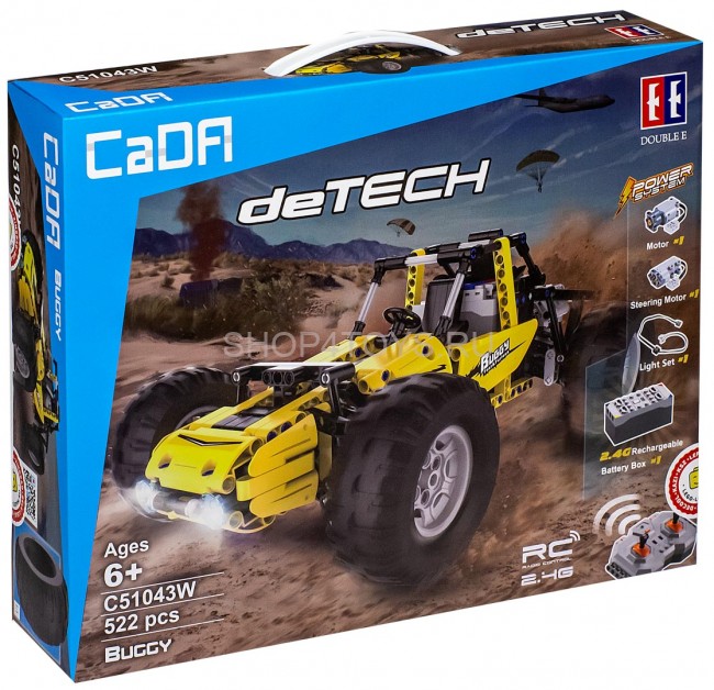 Радиоуправляемый конструктор CADA deTech багги (522 детали) - C51043W Радиоуправляемый конструктор CADA deTech багги (522 детали) - C51043W