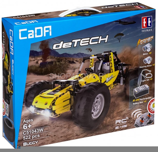 Радиоуправляемый конструктор CADA deTech багги (522 детали) - C51043W Радиоуправляемый конструктор CADA deTech багги (522 детали) - C51043W