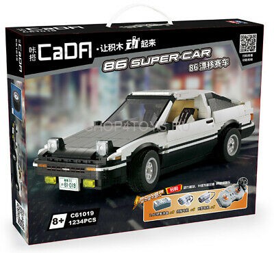 Конструктор CADA deTech Toyota Corolla AE86 (1234 детали) - C61019W Конструктор CADA deTech Toyota Corolla AE86 (1234 детали) - C61019W