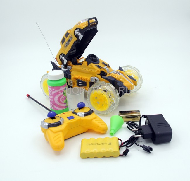 Радиоуправляемая машина-перевертыш Bubble Car желтая - 333-PP03 Радиоуправляемая машина-перевертыш Bubble Car желтая - 333-PP03