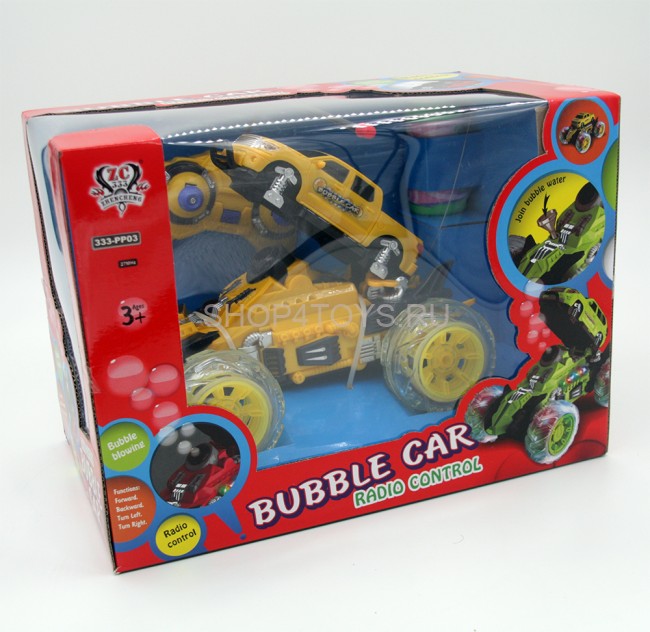 Радиоуправляемая машина-перевертыш Bubble Car желтая - 333-PP03 Радиоуправляемая машина-перевертыш Bubble Car желтая - 333-PP03
