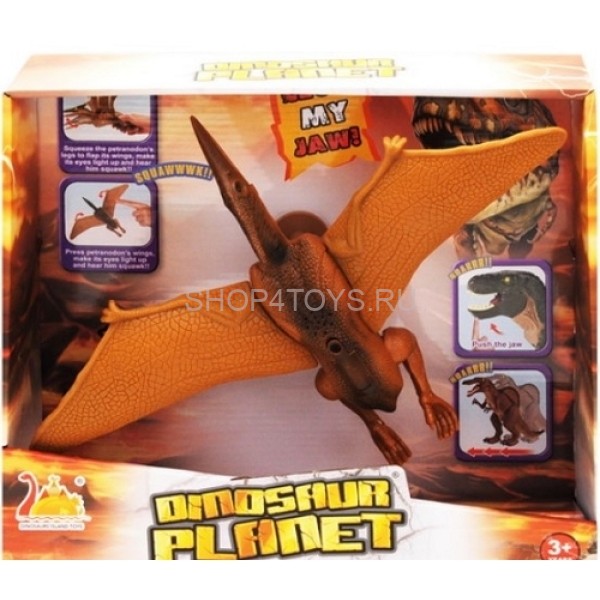 Интерактивный динозавр Птеродактиль (звук, датчик прикосновения) - RS6154 Интерактивный динозавр Птеродактиль (звук, датчик прикосновения) - RS6154