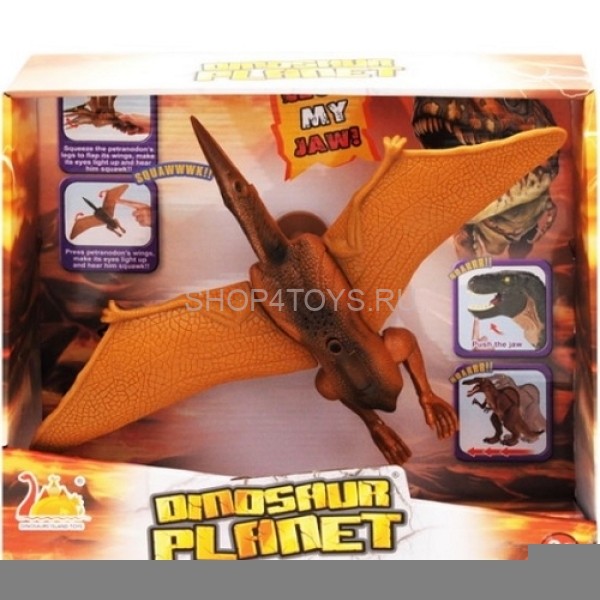 Интерактивный динозавр Птеродактиль (звук, датчик прикосновения) - RS6154 Интерактивный динозавр Птеродактиль (звук, датчик прикосновения) - RS6154