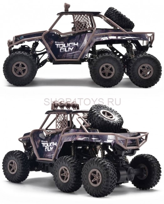 Радиоуправляемый внедорожник (влагозащита, привод на 6 колес, 1:16) - HB-PY1603