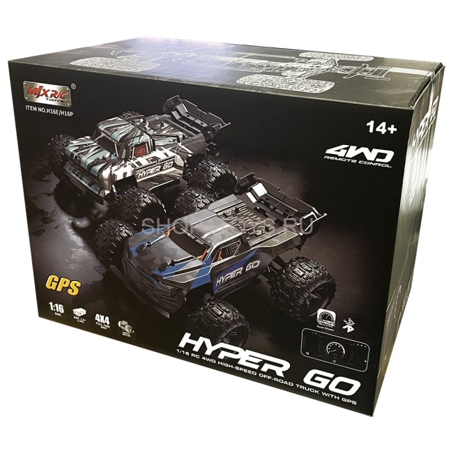 Радиоуправляемый трагги MJX Hyper Go 4WD GPS 1:16 2.4G - MJX-H16E Радиоуправляемый трагги MJX Hyper Go 4WD GPS 1:16 2.4G - MJX-H16E