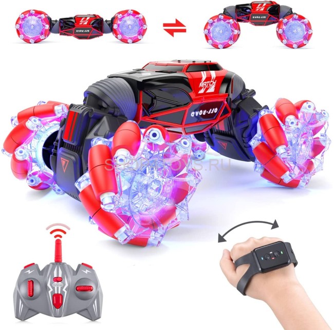 Радиоуправляемый внедорожник Твистер (часы + пульт) 1:18 - UD2219A-RED Радиоуправляемый внедорожник Твистер (часы + пульт) 1:18 - UD2219A-RED