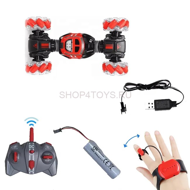 Радиоуправляемый внедорожник Твистер (часы + пульт) 1:18 - UD2219A-RED Радиоуправляемый внедорожник Твистер (часы + пульт) 1:18 - UD2219A-RED