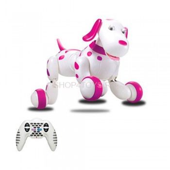 Робот-собака HappyСow Smart Dog Уникальный радиоуправляемый робот, который имеет реалистичную внешность собаки, может показывать различные эмоции и издавать звуки.